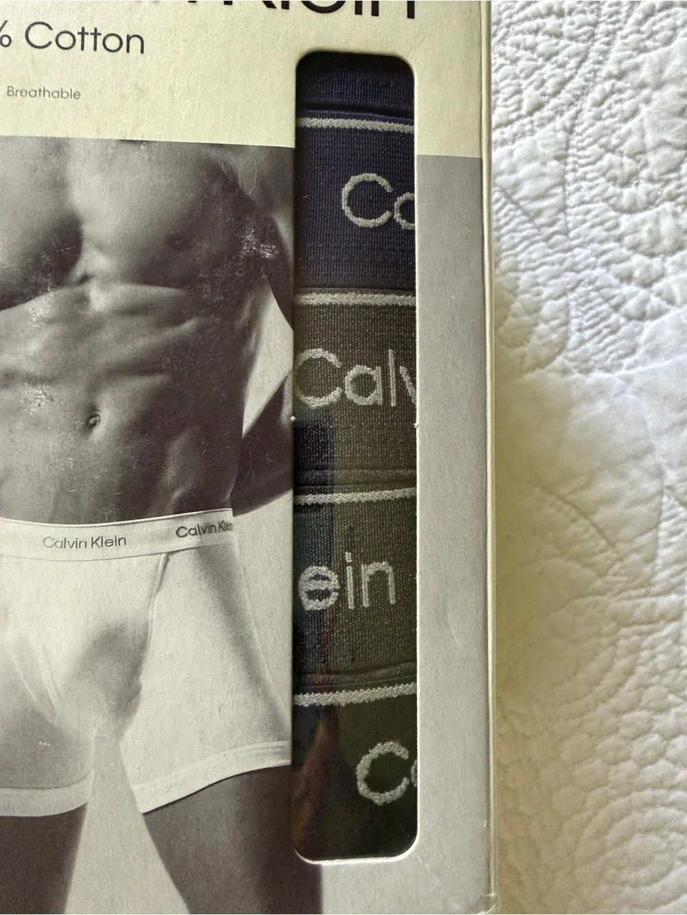 Calvin Klein Men's Cotton 5 Boxer Briefs - Black NEW